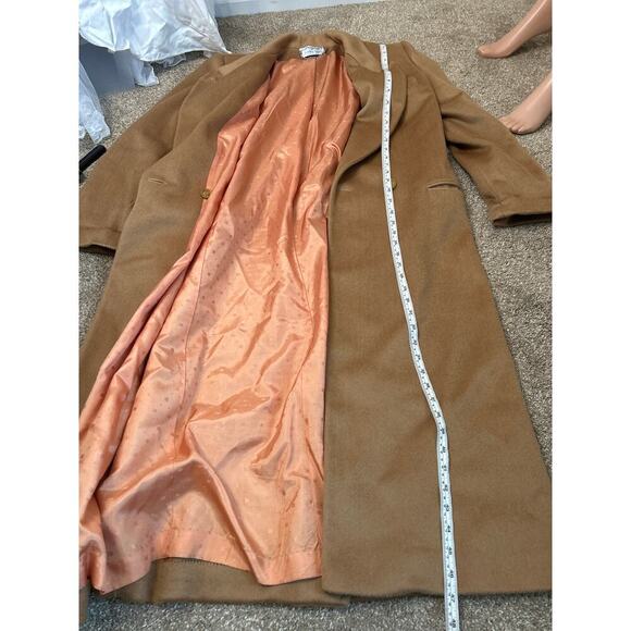 Ashley Scott Vintage 100% Wool Coat XL Womens 2 button closure Lined Old Money - Picture 6 of 14